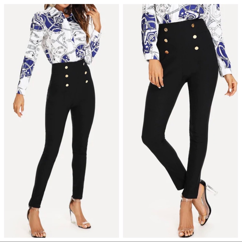 41 Fabulous High Waist Solid Chic Sailor Style Skinny Pants